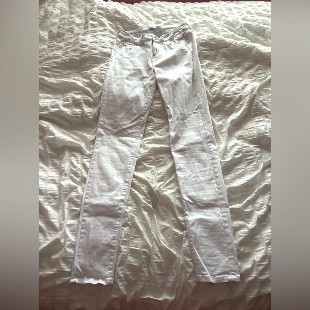 Celebrity Pink White Jeans